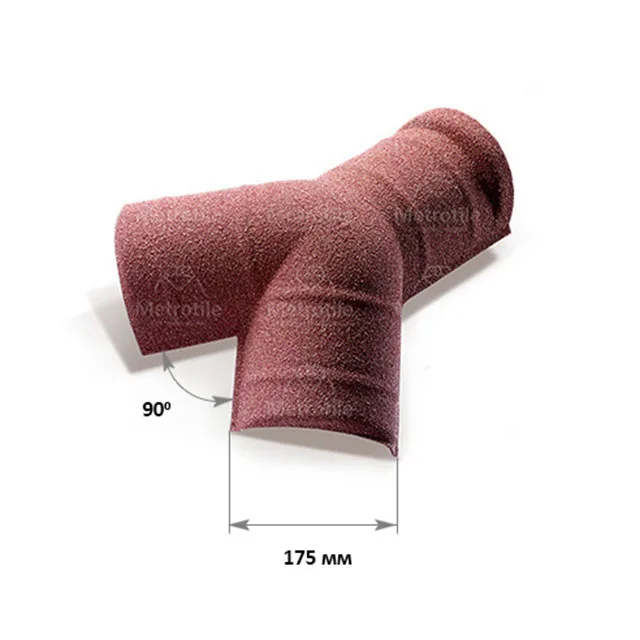 Metrotile Коньковый элемент Y полукруглый 30-45 (ПВХ)