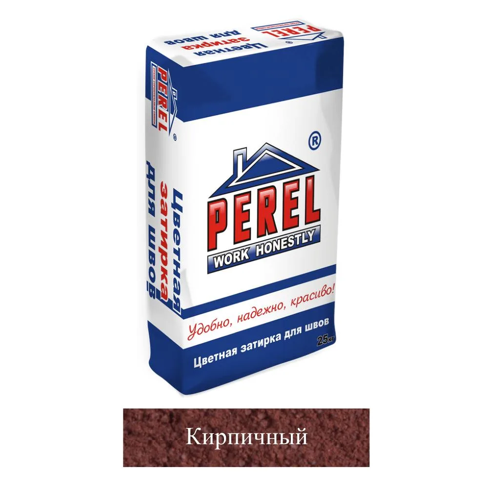 Затирка цементная Perel RL кирпичная 0438 25кг