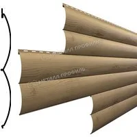Сайдинг Woodstock 356×330 мм 0,5 мм Ecosteel маt Корея в пленке Сосна Металл Профиль