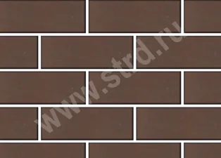 Кирпич облицовочный пустотелый Темно-коричневый гладкий 250*120*88мм утолщенная стенка 20мм М150кг/см2 М175кг/см2 Железногорск