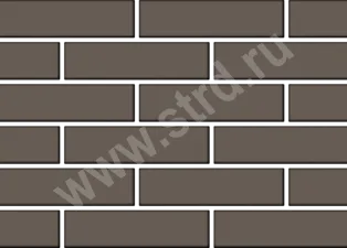 Кирпич облицовочный пустотелый Какао гладкий 250*120*65мм утолщенная стенка 20мм М200кг/см2 Terex