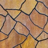 Тротуарная плитка Сан Тропе Color Mix Каньон верхний прокрас на белом / сером цементе основа - серый цемент набор на м2 t=70мм BRAER