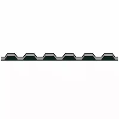 Уплотнитель коньковый С21 для профнастила 1м Stynergy