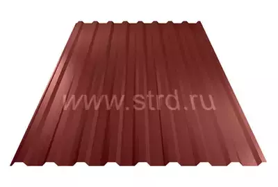 Профнастил C 20 0.45мм Полиэстер Россия RAL 3009 (красный) Stynergy