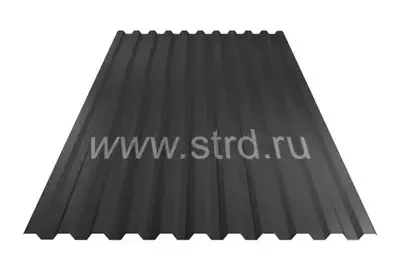 Профнастил C 21 0.5мм Norman Россия RAL 7016 (серый) Металл Профиль