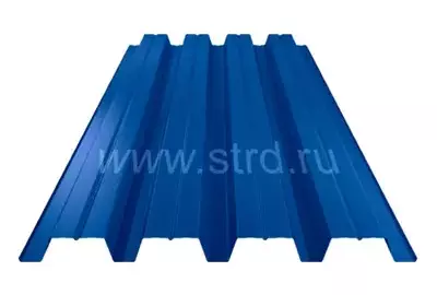 Профнастил Н 60 0.7мм Полиэстер Россия RAL 5005 (синий) Металл Профиль