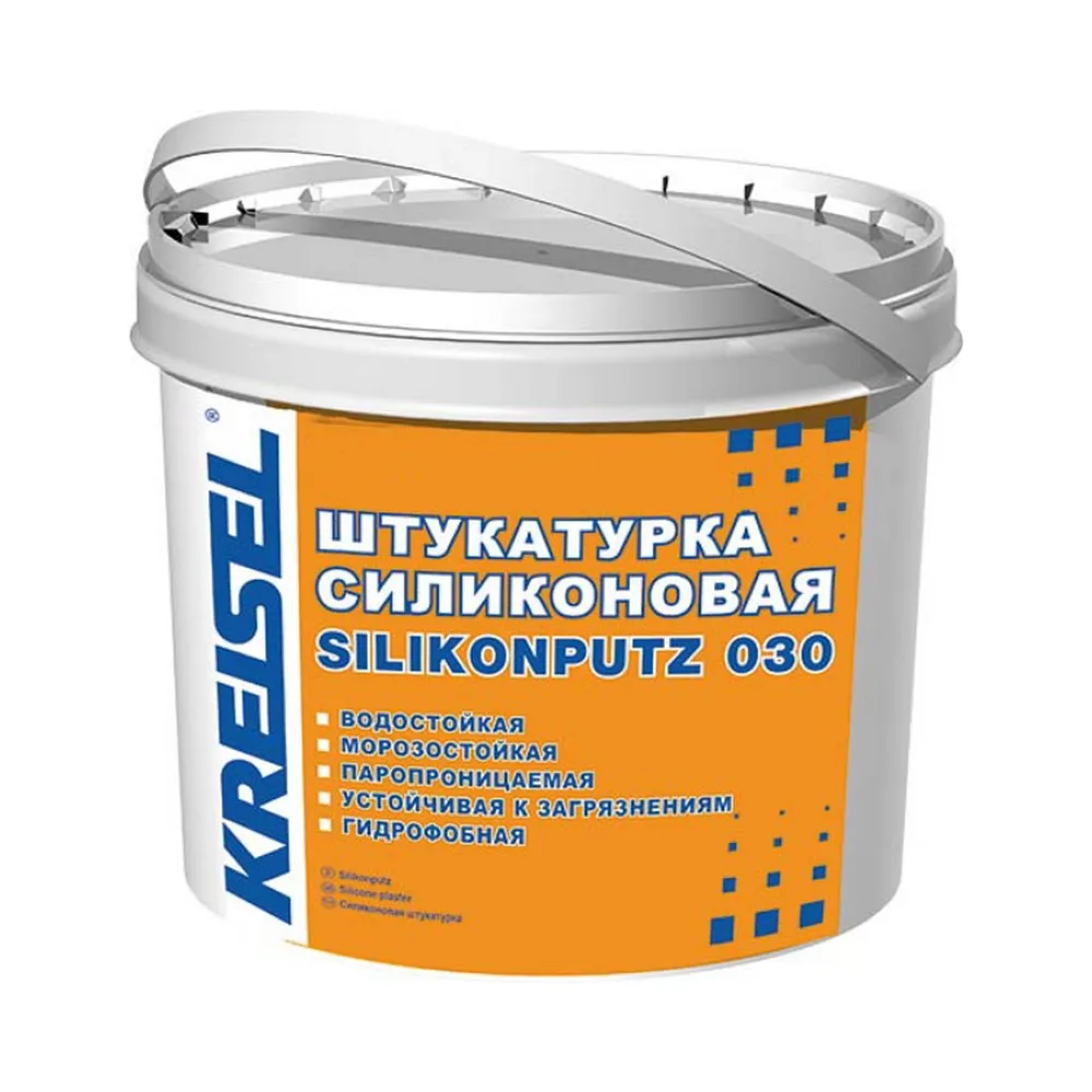 Декоративная штукатурка силиконовая Kreisel 030 SILIKONPUTZ барашек 1,5мм/2мм группа1 25кг позиция под заказ