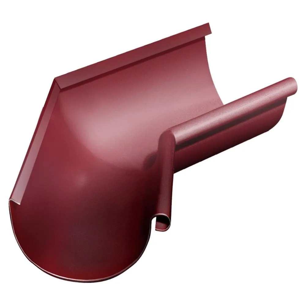 Угол 135 гр. внутренний Grand Line 125мм Rooftop Drain 40 RAL 3005 (вишневый)