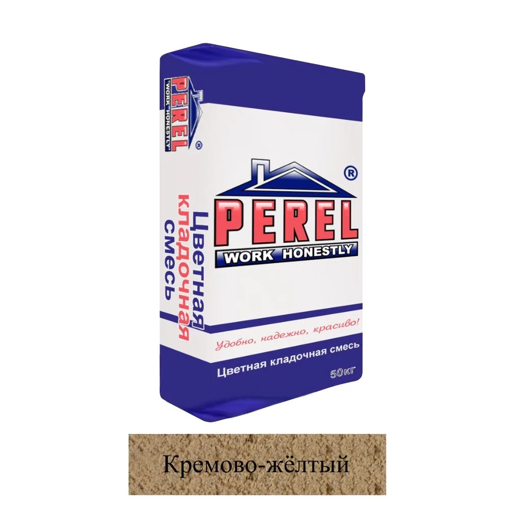 Кладочная смесь цементная М150 Perel SL зима кремово-желтая 5030 50кг