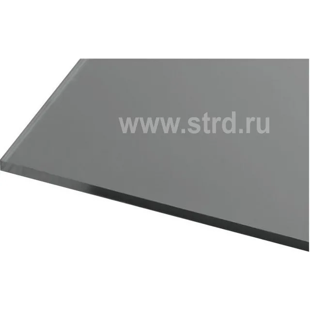 Монолитный поликарбонат 5±0.5мм 2,05*3,05м Borrex стандарт серый