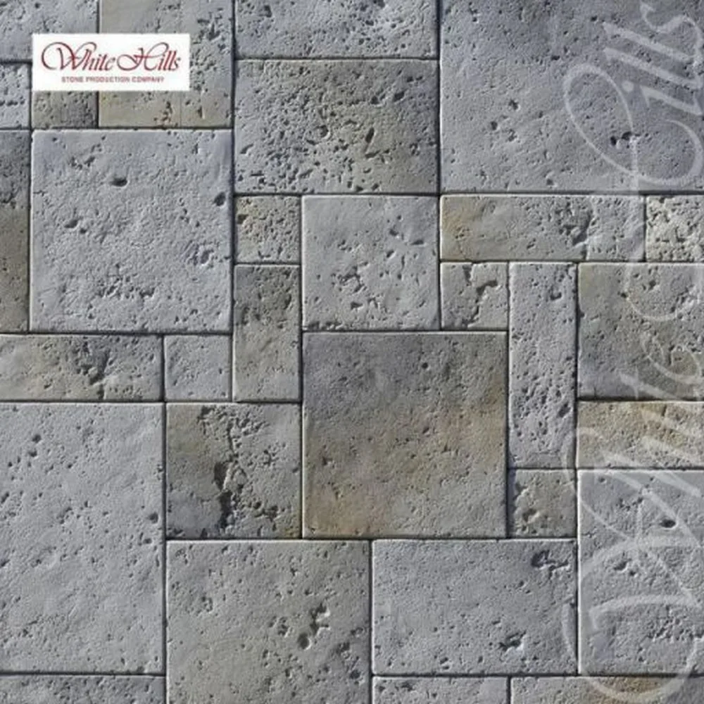 Плитка Бремар 486-80 (светло-серый) White Hills цемент (100-390)*(100-390)мм