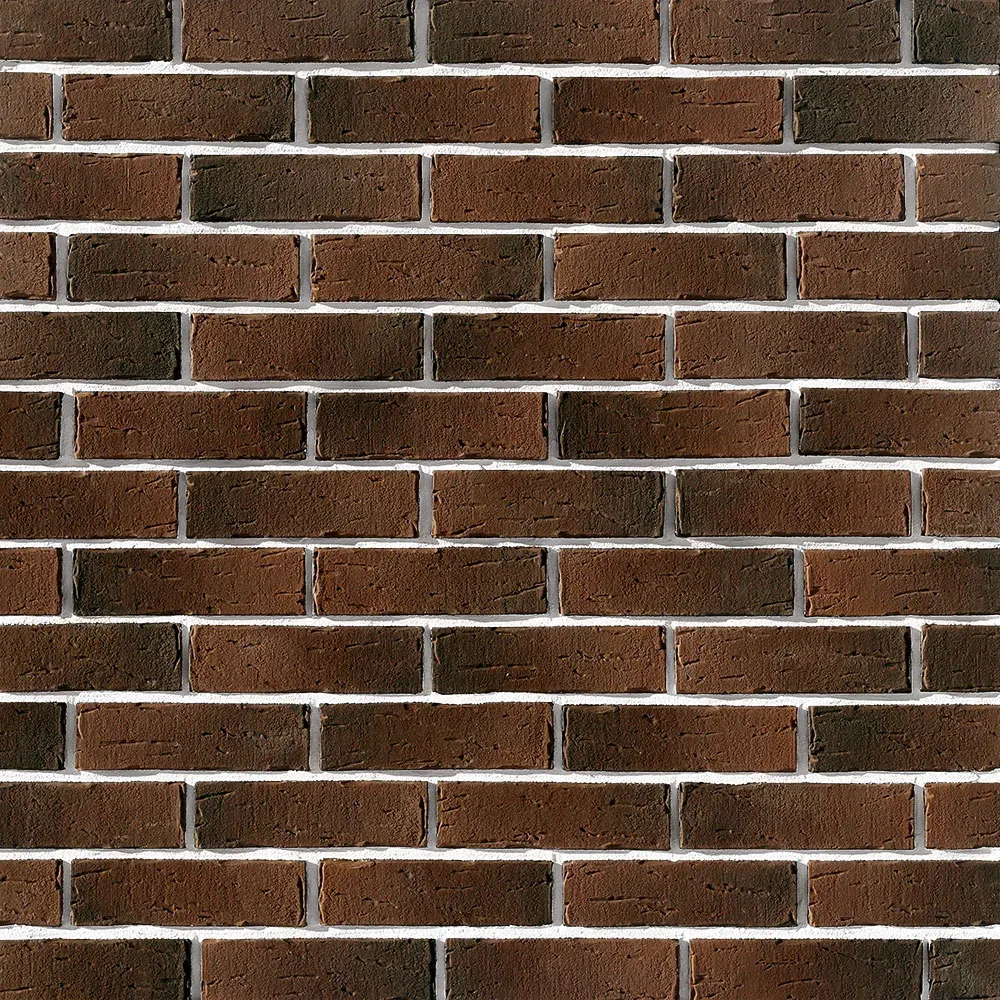 Плитка Сити брик 379-40 (коричнево-серый) White Hills цемент 240×70 мм