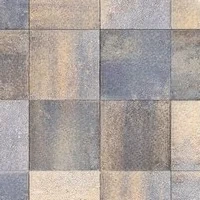 Тротуарная плитка Плита квадрат 80 Бронзовый камень (Stein Bronze) верхний прокрас на белом / сером цементе основа - серый цемент 300*300*80мм Steingot