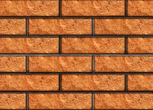 Кирпич облицовочный полнотелый ложок Персик скала 250×90×65 мм М250 кг/см2 Судогодский