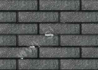 Кирпич облицовочный полнотелый ложок Черный колотый 250*100*65мм М250кг/см2 Судогодский