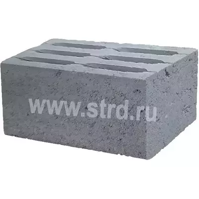 Блок КББ керамзитобетонный Калита стеновой 6-щелевой 390*290*188 D1080кг/м3 М75кг/см2 В5
