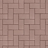 Тротуарная плитка Брусчатка ЭДД 1.10 Красно-коричневый полный прокрас на сером цементе основа - серый цемент 200*100*100мм Спецбетон