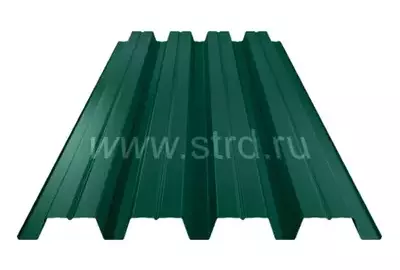 Профнастил Н 60 0.65мм Полиэстер Россия RAL 6005 (зеленый) Металл Профиль