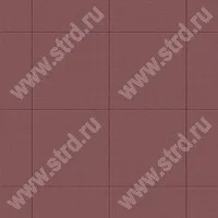 Тротуарная плитка Квадрат Красный с/ц верхний прокрас на сером цементе основа - серый цемент 300*300*60мм Фабрика Готика