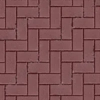 Тротуарная плитка Брусчатка Красный с/ц верхний прокрас на сером цементе основа - серый цемент 200*100*80мм Фабрика Готика