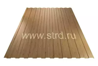 Профнастил МП 10 0.5мм Ecosteel маt Корея Сосна Металл Профиль