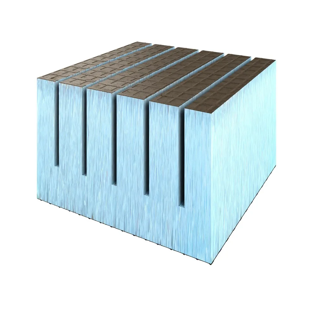 Ruspanel PПГ Real 80 XPS + арм. слой с 2-х сторон 2500*600*80 продольный пропил