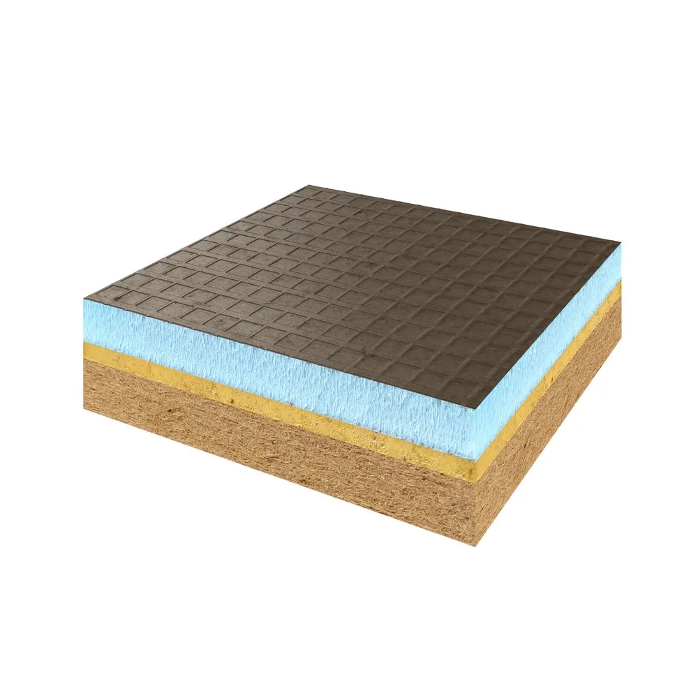 Ruspanel PПГ Comfort + 26 XPS 10мм + ДВП 12мм + мембрана 4мм + арм. слой с 1-й стороны 1250*595*26