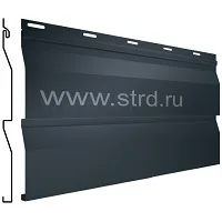 Сайдинг Корабельная доска 260*230мм 0.5мм Rooftop Бархат Россия RAL 7016 (серый) Stynergy