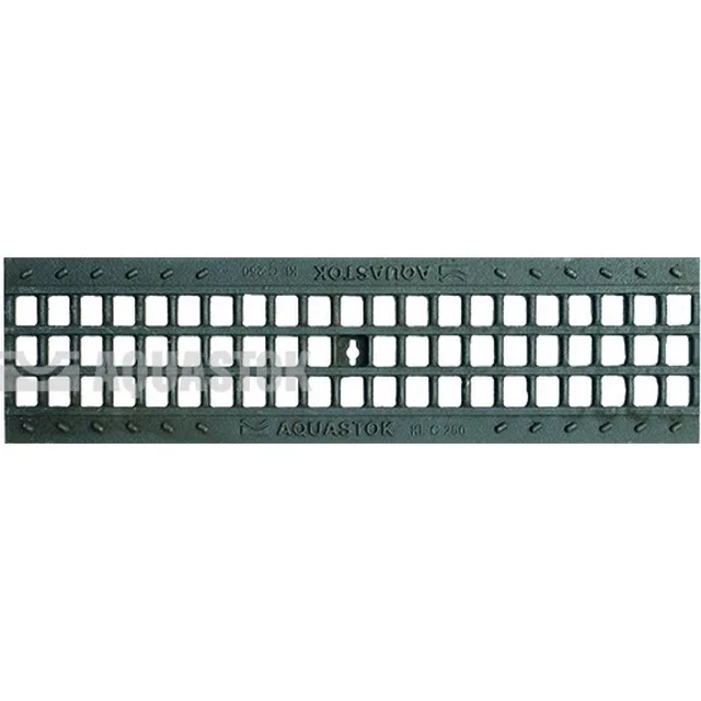31023С Решетка лотка ячеистая чугун Norma 500*135*15мм DN 100 С250 Aquastok