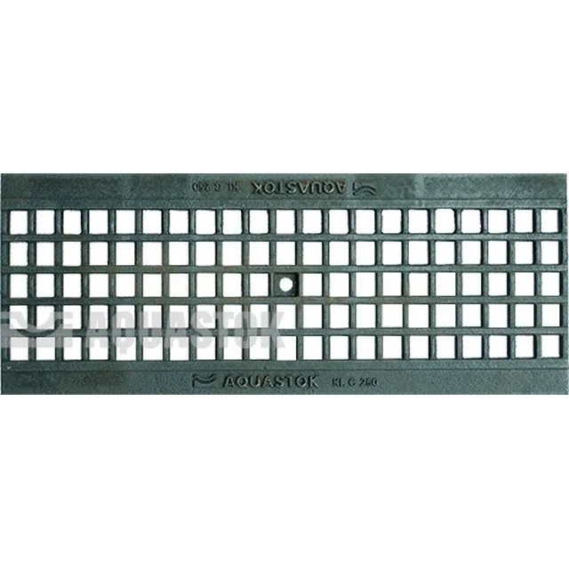 31523С Решетка лотка ячеистая чугун Norma 500*197*21мм DN 150 С250 Aquastok