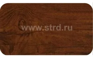 Плоский лист 0.5мм Ecosteel маt двусторонний Корея Морёный дуб