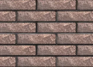 Кирпич облицовочный полнотелый ложок Терракотовый скала 250×50×65 мм М250 кг/см2 Судогодский
