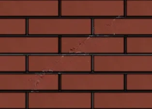 Кирпич облицовочный пустотелый Classic Бордо темный гладкий 250*120*65мм стандартная стенка 18-20мм М175кг/см2 Керма