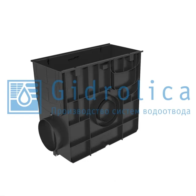 828 Пескоуловитель пластик Standart 500*260*460мм DN 150 С250 Gidrolica