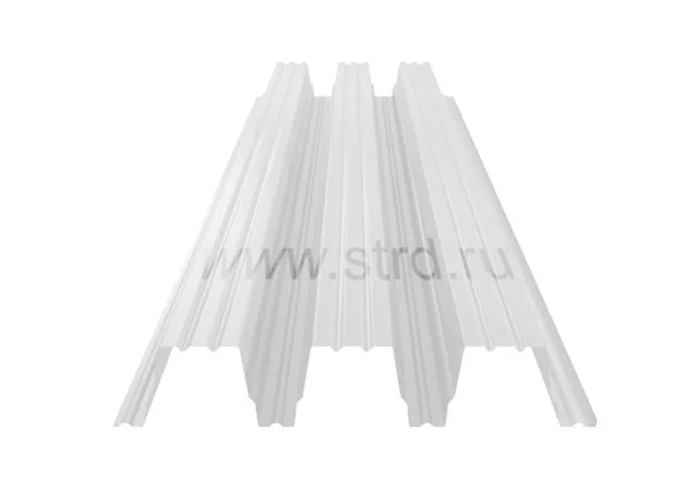 Профнастил Н 114 0.9мм Полиэстер Россия RAL 9003 (белый) SteelX