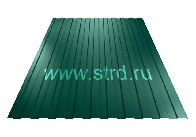 Профнастил C 8 0.45мм Полиэстер Россия RAL 6005 (зеленый) SteelX