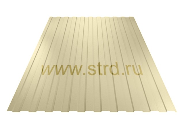 Профнастил C 8 0.35мм Полиэстер Россия RAL 1015 (бежевый) SteelX