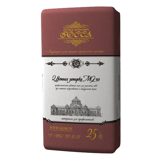 Цветная затирка Юсса 25кг MQ 950-008 Рингштрассе (серая) MQ 950-007 Макинтош (сурик) MQ 950-005 Бернини (охра) MQ 950-004 Тоскана (песчанник)