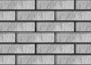 Кирпич облицовочный полнотелый ДКЛ ложок Графит колотый 250×90×65 мм М250 кг/см2 Авангард КЗ