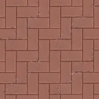 Тротуарная плитка Прямоугольник Красный верхний прокрас на сером цементе основа - серый цемент 200*100*40мм BRAER