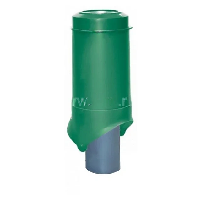 Выход канализации Krovent Pipe-VT 125/100 изолированный h=500, d=100/206мм Зеленый