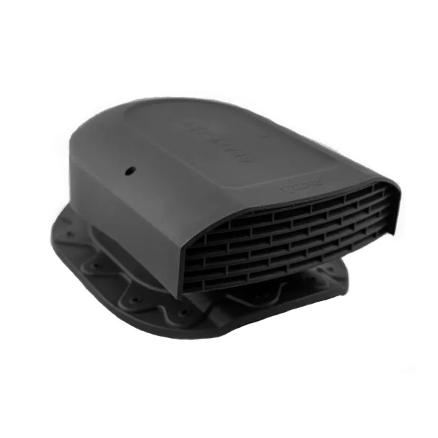 Аэратор скатный более 25гр. Vilpe Kredo GrandLine-KTV 250*360мм Черный (RR 33/RAL 9005)