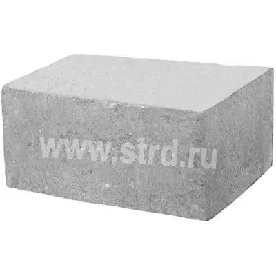 Блок КСР-ПР-390-125-F50-2000 бетонный РР Девелопмент стеновой полнотелый 390*240*188 D2000кг/м3 М125кг/см2