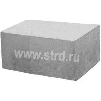 Блок КСР-ПР-390-150-F50-1900 бетонный РР Девелопмент стеновой полнотелый 390*290*188 D1900кг/м3 М150кг/см2