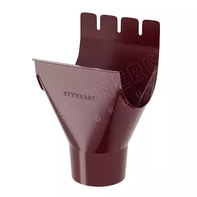 Воронка желоба Stynergy 125мм Полиэстер RAL 3005 (вишневый)