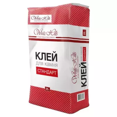 Клей White Hills Стандарт для плитки серый 25кг