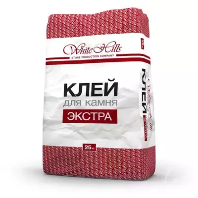 Клей White Hills Экстра для плитки серый 25кг