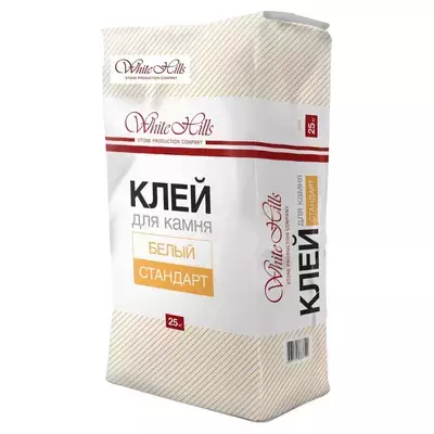 Клей White Hills Стандарт для плитки белый 25кг
