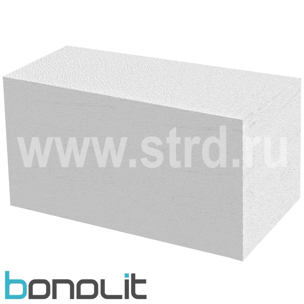 Блок газобетонный Bonolit стеновой 600*300*200 D600кг/м3 В5