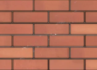 Кирпич облицовочный пустотелый клинкер Красный гладкий 215×102×65 мм утолщенная стенка 25 мм М300 кг/см2 Faber Jar